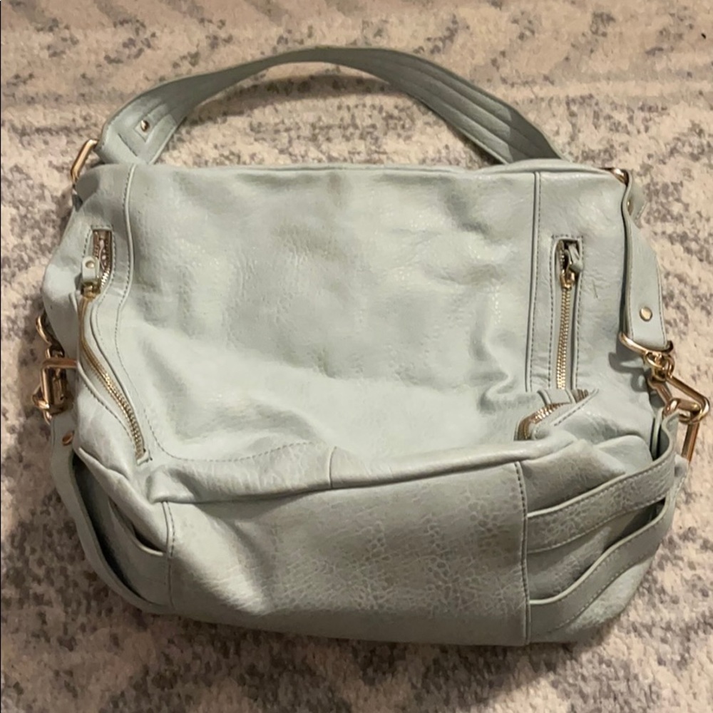 Sea green tote